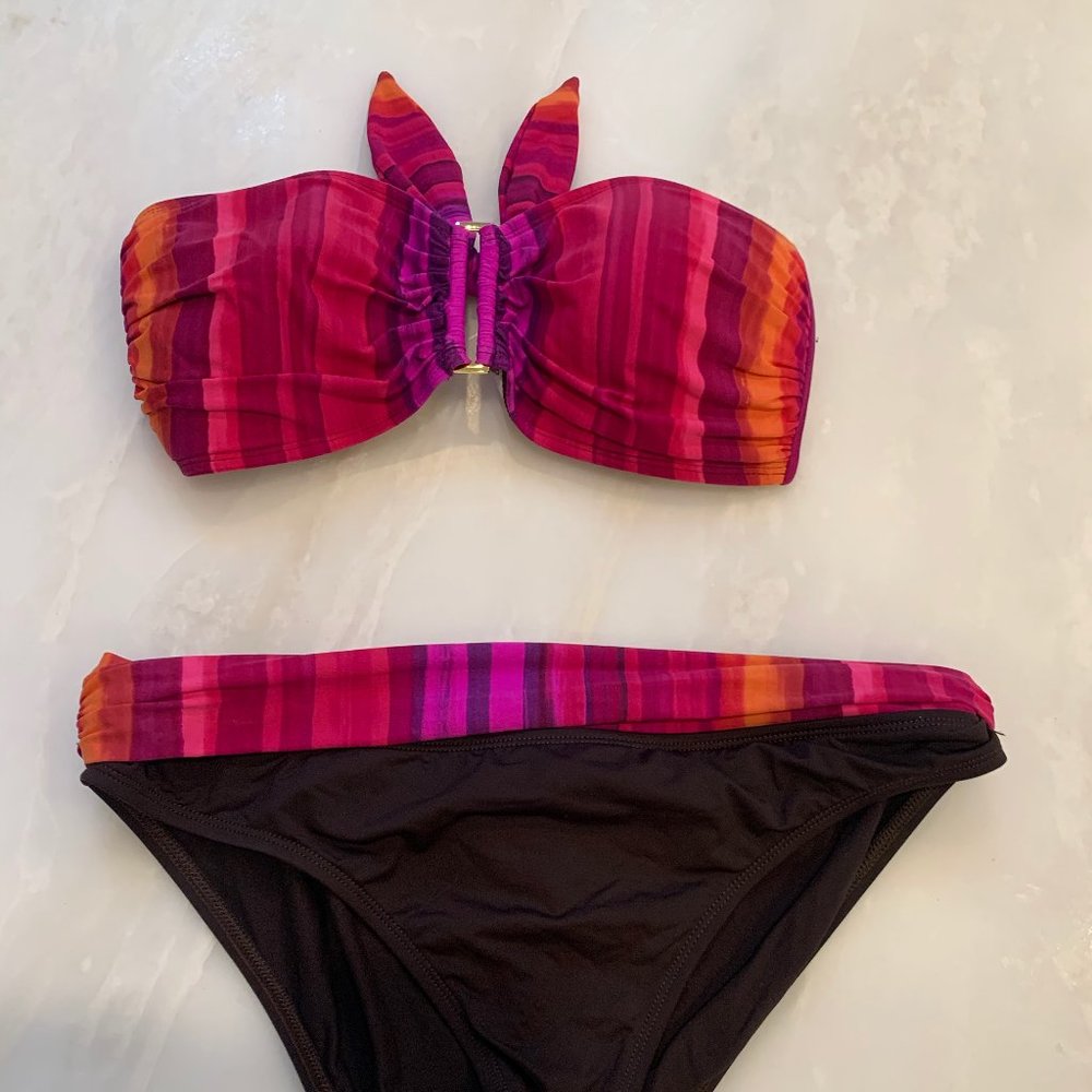 La Blanca Bandeau Swimsuit
